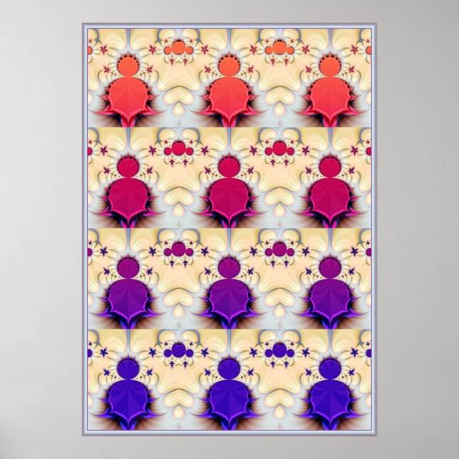 Mandelbrot Chakra Poster (Front)