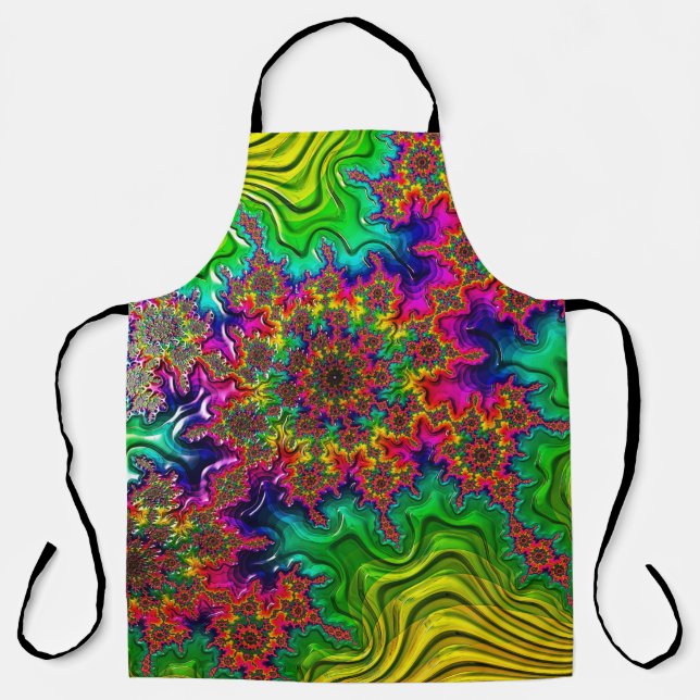 Mandelbrot Colour Explosion Apron  (Front)