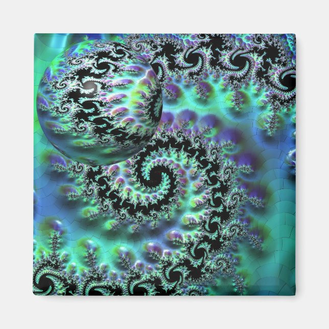 Mandelbrot Discovery with Sphere Magnet (Front)