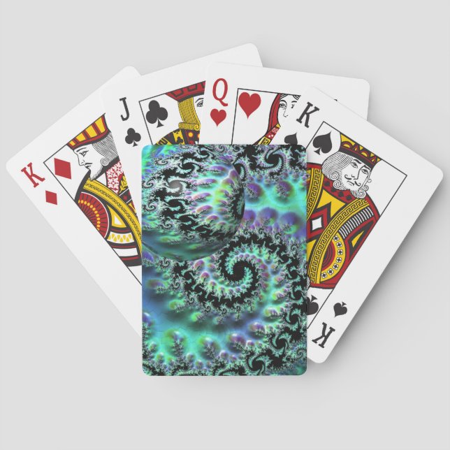 Mandelbrot Discovery with Sphere Playing Cards (Back)
