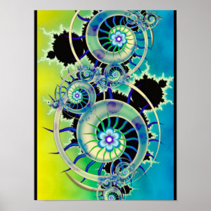 Mandelbrot Fractal Art Poster