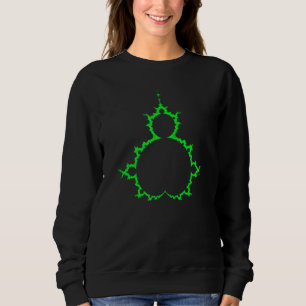 Mandelbrot fractal pattern sweatshirt