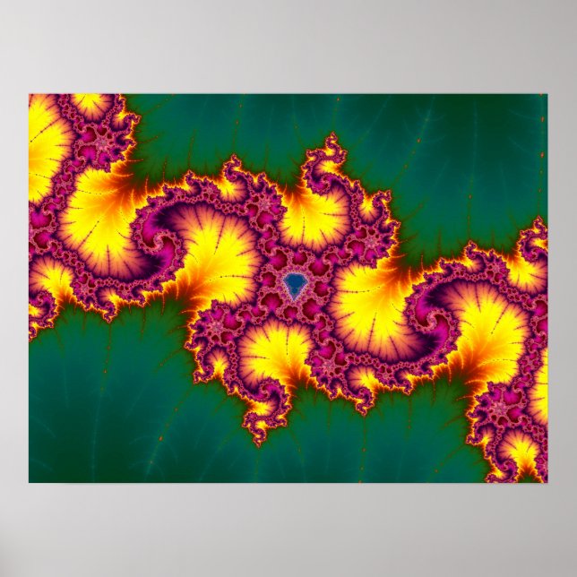 Mandelbrot Fractal Poster (Front)