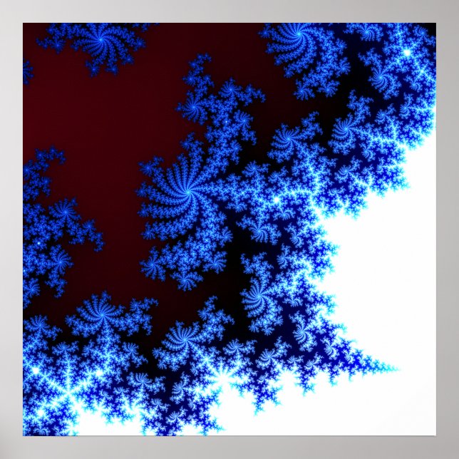 Mandelbrot Fractal Zoom 2 Poster (Front)