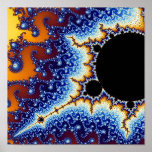 Mandelbrot Fractal Zoom Poster