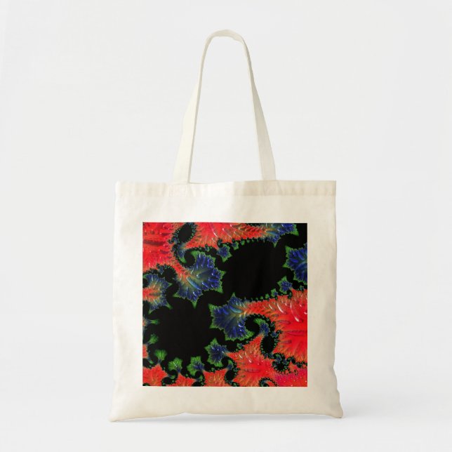 Mandelbrot Garden Budget Tote Bag (Front)