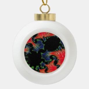 Mandelbrot Garden Ceramic Ball Decoration