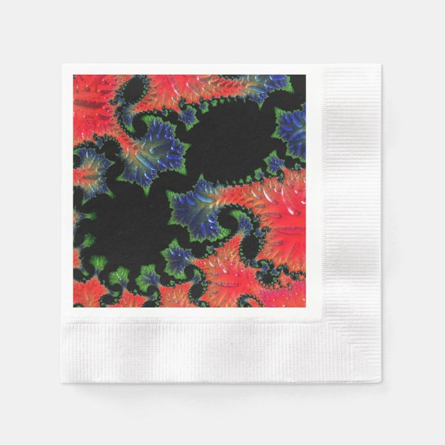 Mandelbrot Garden Napkins (Front)