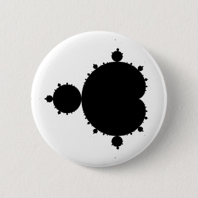 Mandelbrot Set 01 - Fractal 6 Cm Round Badge (Front)
