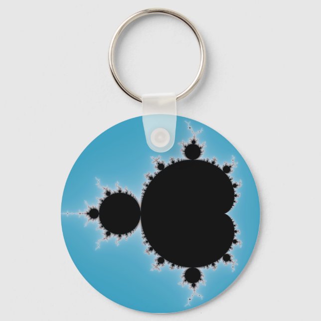 Mandelbrot Set 05 - Fractal Key Ring (Front)