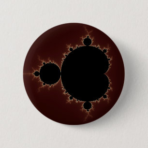 Mandelbrot Set 08 - Fractal 6 Cm Round Badge