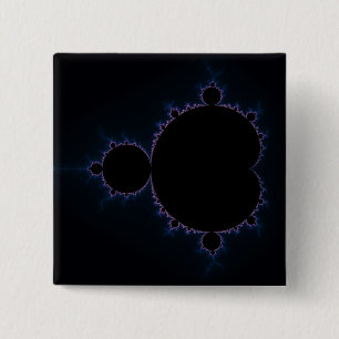 Mandelbrot Set 10 15 Cm Square Badge