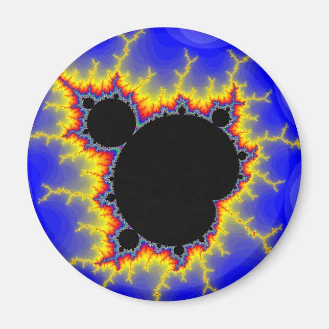 Mandelbrot Set Fractal Magnet (Front)