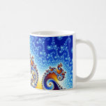 Mandelbrot Set Satellite Double Spiral Fractal Coffee Mug<br><div class="desc">The Mandelbrot set is a mathematical set of points whose boundary is a distinctive and easily recognisable two-dimensional fractal shape. The set is closely related to Julia sets (which include similarly complex shapes) and is named after the mathematician Benoit Mandelbrot,  who studied and popularised it.</div>