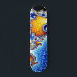 Mandelbrot Set Satellite Double Spiral Fractal Skateboard<br><div class="desc">The Mandelbrot set is a mathematical set of points whose boundary is a distinctive and easily recognisable two-dimensional fractal shape. The set is closely related to Julia sets (which include similarly complex shapes) and is named after the mathematician Benoit Mandelbrot,  who studied and popularised it.</div>