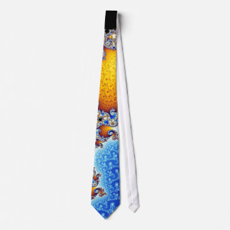 Mandelbrot Set Satellite Double Spiral Fractal Tie