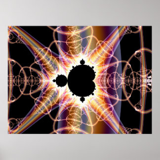 Mandelbrot : translucent poster