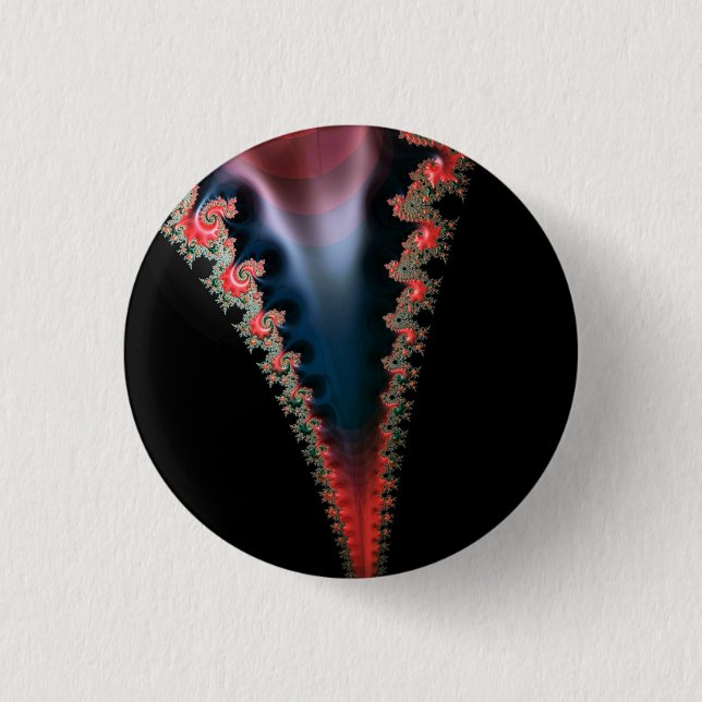 Mandelbrot Zip Badge (Front)