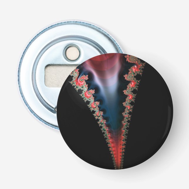 Mandelbrot Zip Bottle Opener (Front)