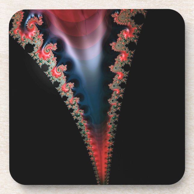 Mandelbrot Zip Coasters (Front)