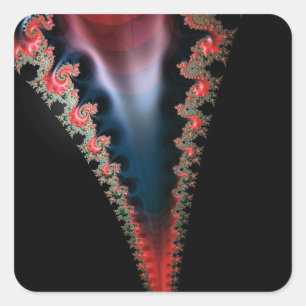 Mandelbrot Zip Sticker