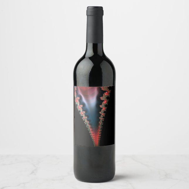 Mandelbrot Zip Wine Labels (Front)