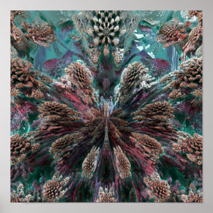 Mandelbulb Fractel Poster