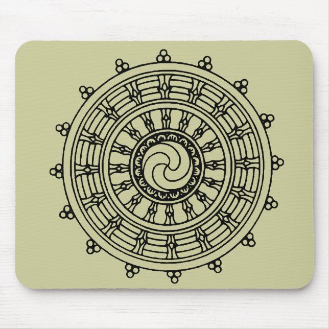 Mandella black mouse pad (Front)