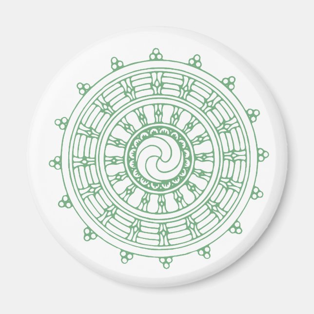 mandella green magnet (Front)