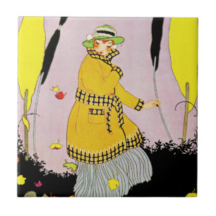 Mandel's Magazine Ceramic Tile