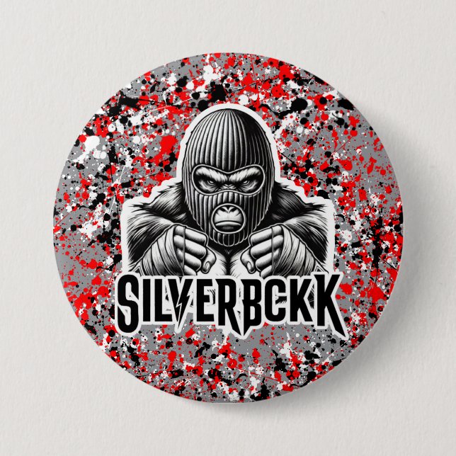 MANDEM COLLECTION SILVERBCKK OFFICIAL TTV 7.5 CM R ROUND BADGE (Front)