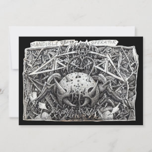 Mandible Death Operator Flat Card