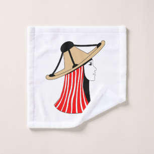 Mandil w Chachiya: Symbols of Jebala Identity Bath Towel Set