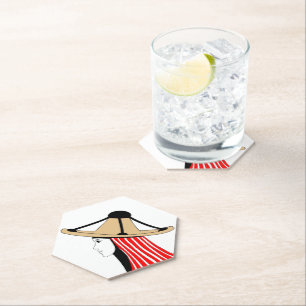 Mandil w Chachiya: Symbols of Jebala Identity Paper Coaster