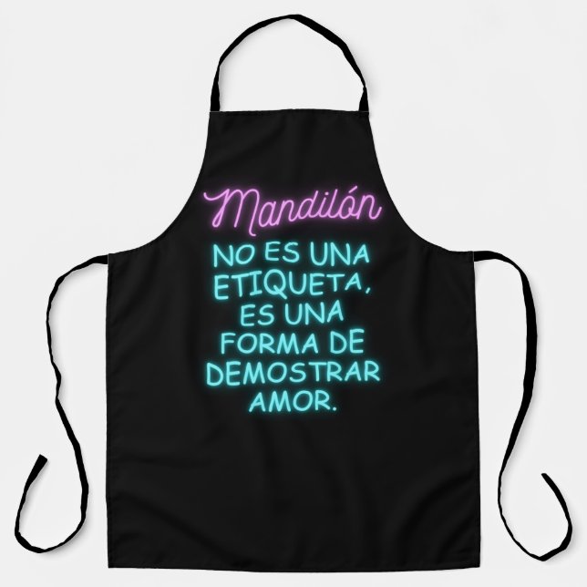 mandilon quote apron (Front)