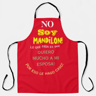 mandilon round clock apron