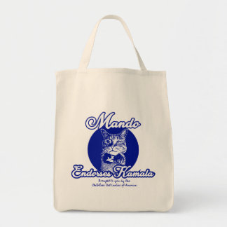 Mando Endorses Kamala Tote Bag