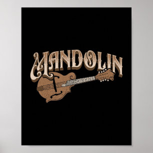 Mandolin Bluegrass Folk Music Mandolin Player Musi Poster