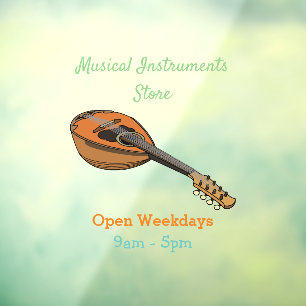 Mandolin cartoon illustration