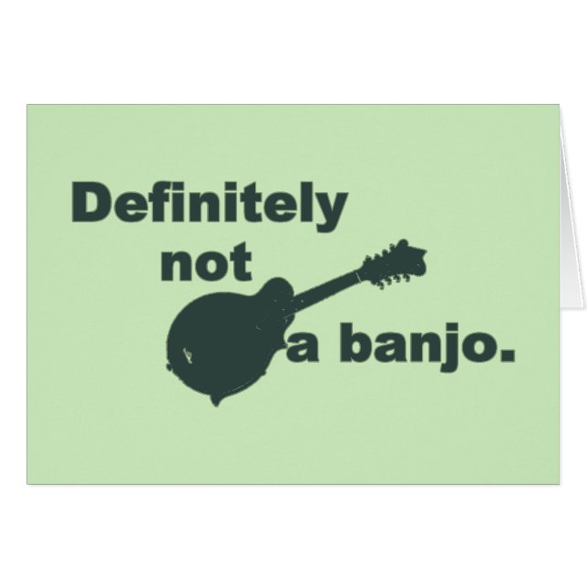 Mandolin -- Definitely Not A Banjo (Front Horizontal)