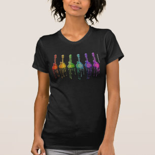 Mandolin F-style in Rainbow Colours T-Shirt