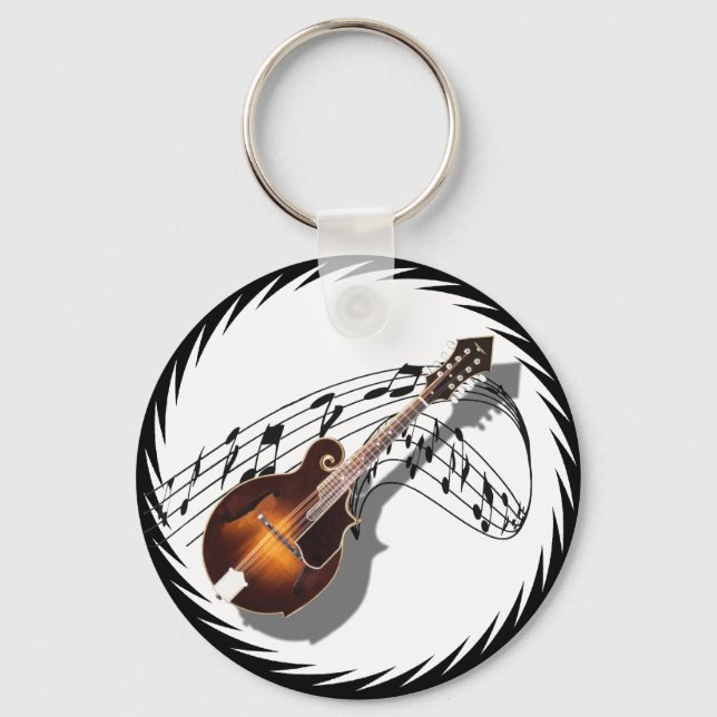 MANDOLIN -KEYCHAIN KEY RING (Front)