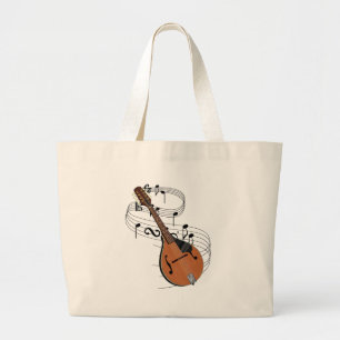 Mandolin Large Tote Bag