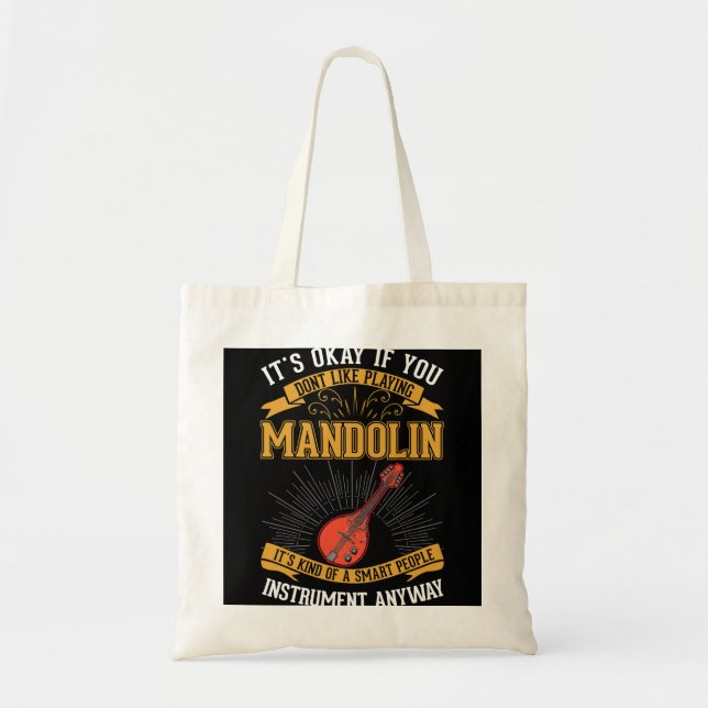 Mandolin Lover Mandolinist 1 Tote Bag (Front)