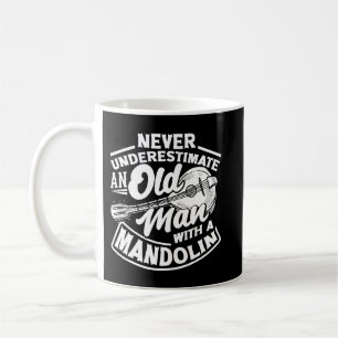 Mandolin Lover Mandolinist Old Mandolin Player Coffee Mug