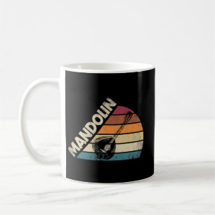 Mandolin Lover Mandolinist Silhouette Coffee Mug