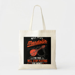 Mandolin Lover Money Mandolinist Tote Bag