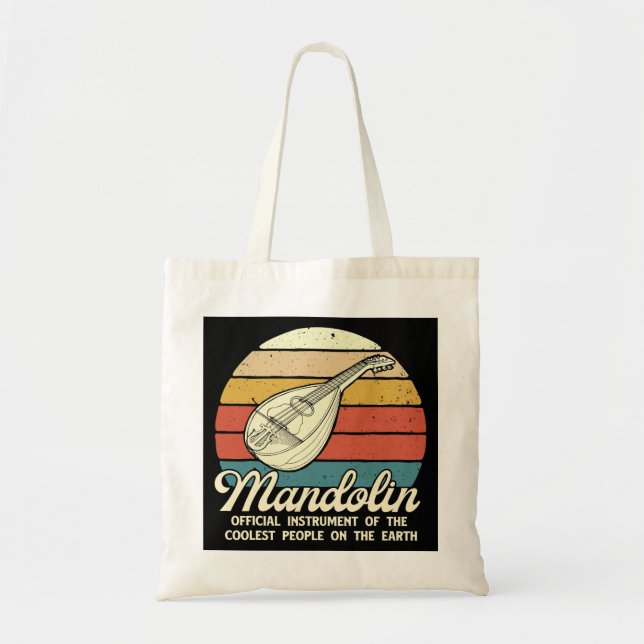 Mandolin Lover Music Instrument Of Coolest People  Tote Bag (Front)