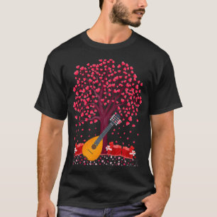 Mandolin Lover Music Lover Funny Mandolin Valentin T-Shirt