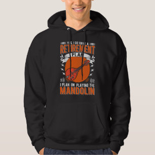 Mandolin Lover Old Man Mandolin Player Mandolinist Hoodie